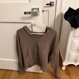 Project Social T V-Neck Brown Sweater